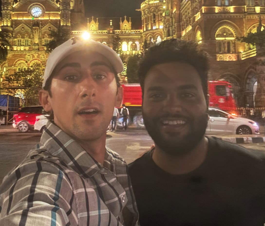 Rahul and Paolo during the early RidgeShift journey